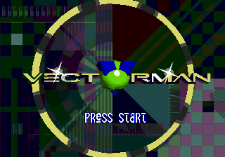 Vectorman (USA) (Beta) Title Screen